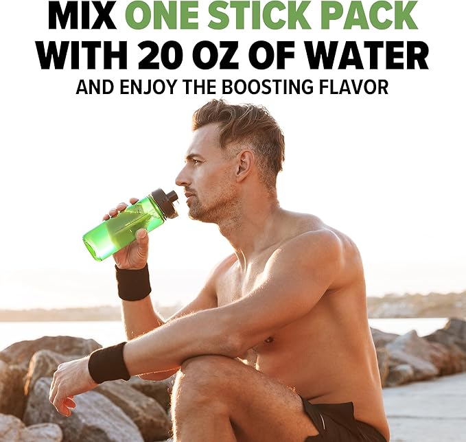 10X Health Hydration Packets Lemon Lime Electrolyte Drink Mix Liquid 15 Stickpacks with Magnesium Citrate, Sodium & Potassium - Natural Flavored Electrolyte