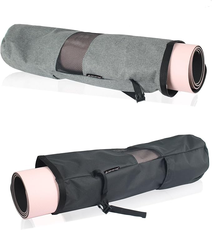 Explore Land Oxford Yoga Mat Storage Bag with Breathable Mesh Window and Large Pockets