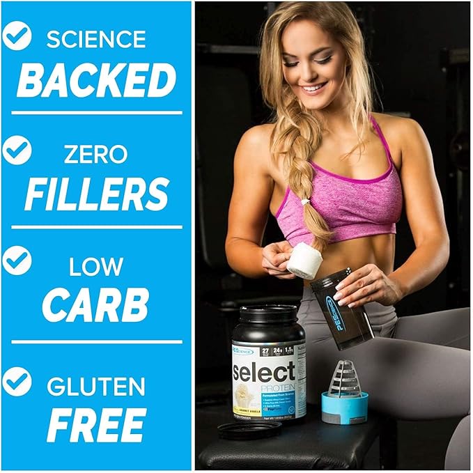PEScience Select Protein Powder, Whey and Casein Blend, Clean Protein Powder for Women and Men, Low Calorie, Low Carb, Keto Friendly, Gluten Free - Pumpkin Pie, 27 Servings