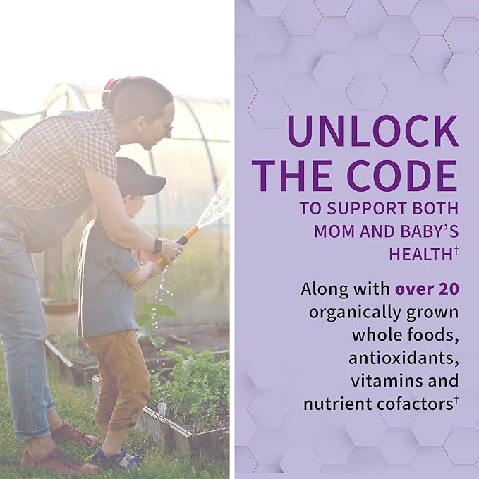 Garden of Life Prenatal Multi + DHA Bundle: Vitamin Code Raw Prenatal Multivitamin with Folate, 90 Vegetarian Capsules Plus Oceans Mom DHA Once Daily, 350mg DHA Fish Oil, 30 Strawberry Softgels
