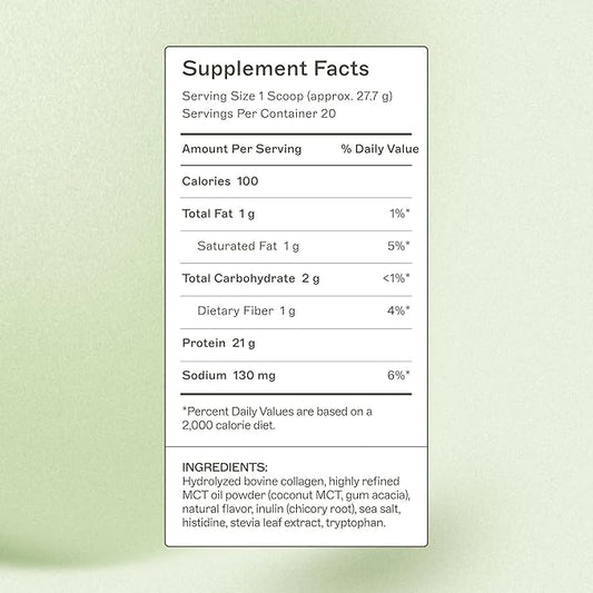 Amy Myers MD Paleo Protein Powder - with Collagen Peptides for Gut Health - Supports Hair, Skin & Nails - Non-GMO, Gluten-Free, Non-Dairy & More - Salted Caramel - 19.54 oz (20 Servings)