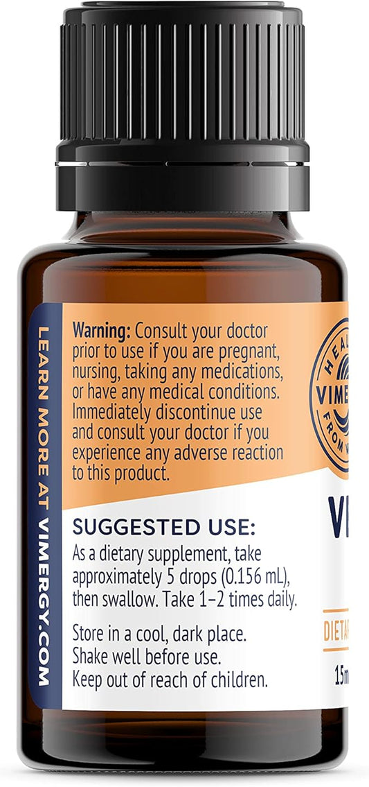 Vimergy Vegan D3 – Benefits Immune Function* – USDA Certified Organic, Vegan, Gluten-Free – 1000IU/Servings, 96 Servings