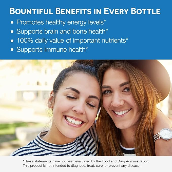 EZ Melts Dissolvable Multivitamin with Iron for Women and Men, Sugar-Free, 1-Month Supply - 1 Pack