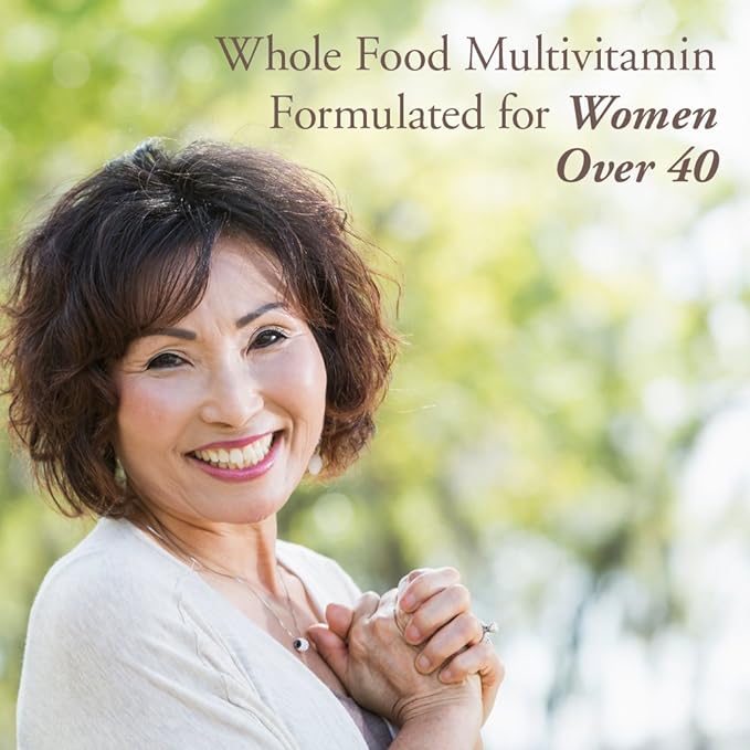 Garden of Life Organics Vitamins for Women 40 Plus, Vegan, Hormone & Breast Health Support Blend, Whole Food, 120 Count