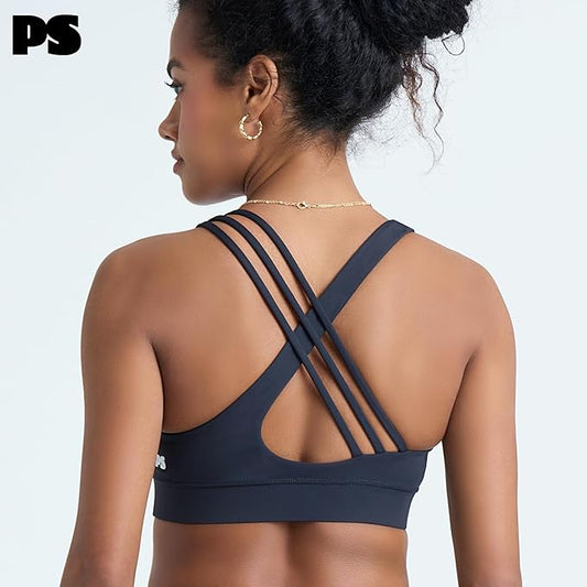 POPSUGAR 2 Piece Workout Sets for women, High Waist Leggings and Sports Bra Yoga Set Matching Gym Pilates Running Work Outfit