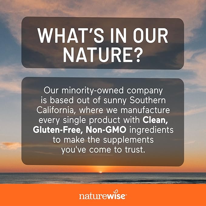 NatureWise Vitamin C 1000mg Capsules - Extra Strength Vegan Vitamin C for Daily Antioxidant & Immune Support - Non-GMO, USA Manufactured - 60 Capsules[60-Day Supply]