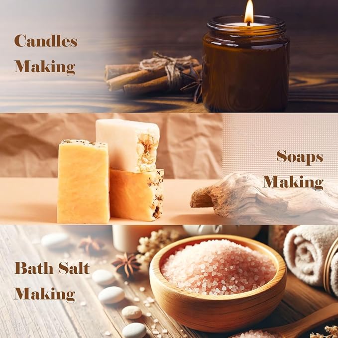 AmaKane Bakery Fragrance Oils, Fall Essential Oils, Candle Making Scents, Soap Slime Scents, Aromatherapy Diffuser Oils for Home, Apple Cinnamon, Sugar Cookies and More 6x10 ml