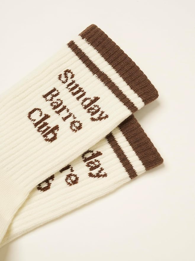 Shapes Studio Crew Half Calf Grip Socks, Cutest Fruits Pilates Socks, Ruffle socks, Non-Slip, Barre Yoga Fitness