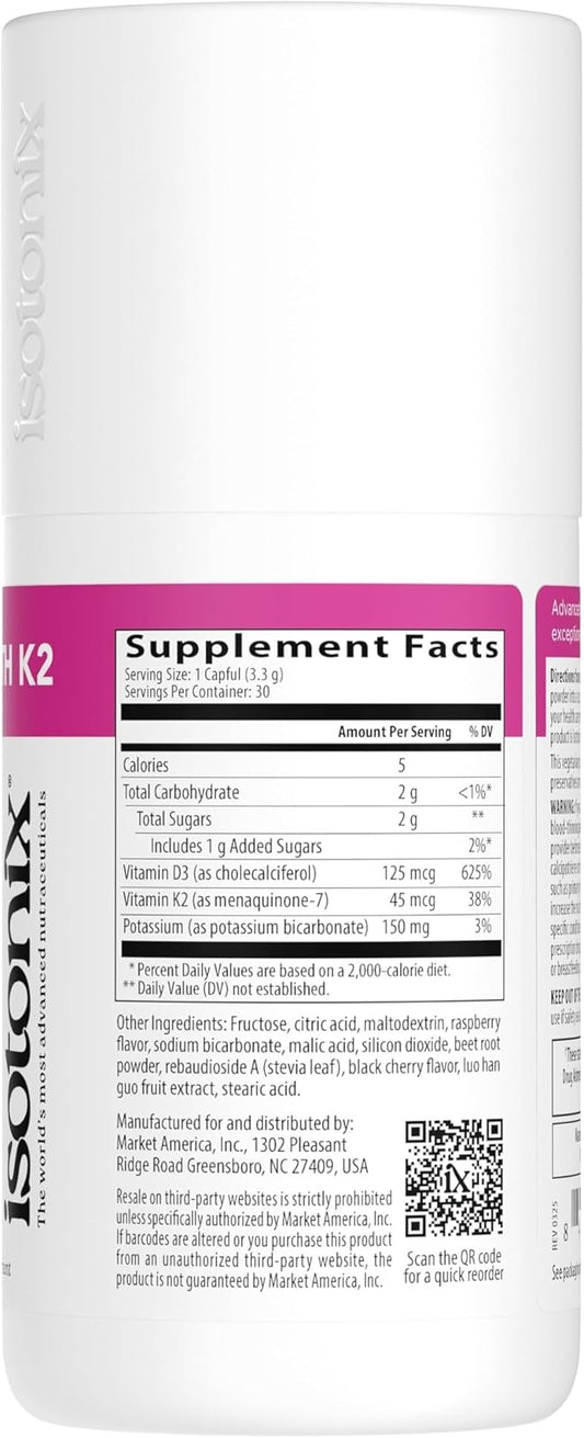 Isotonix Vitamin D with K2, Promotes Normal Bone Mineral Density, Promotes Healthy Arteries, Helps Maintain Bone Health, Supports Immune Health, Market America (30 Servings)