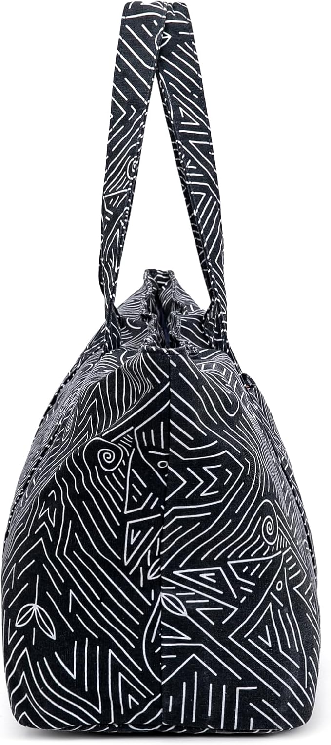 Large Yoga Mat Bag for Women Men, Travel Gym Bag for Pilates Office Beach Workout, Yoga Mat Tote Carrier with Mat Strap for 1/4" 1/2" Thick Exercise Yoga Mat