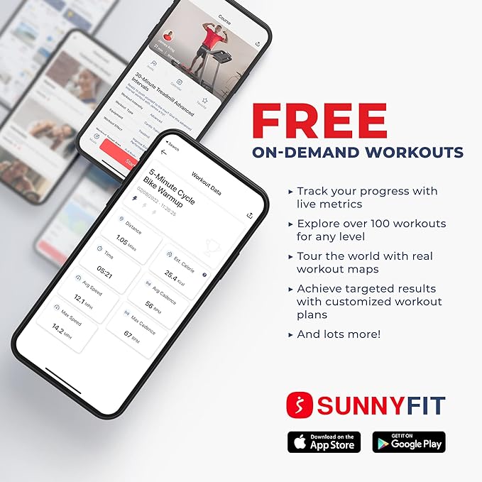Sunny Health & Fitness Programmable 16 Electro-Magnetic Elliptical Cross Trainer Exercise Machine, Full-Body Cardio Equipment w/ 24 Pre-Built Workouts, 330LB Capacity,Optional Free SunnyFit App Link