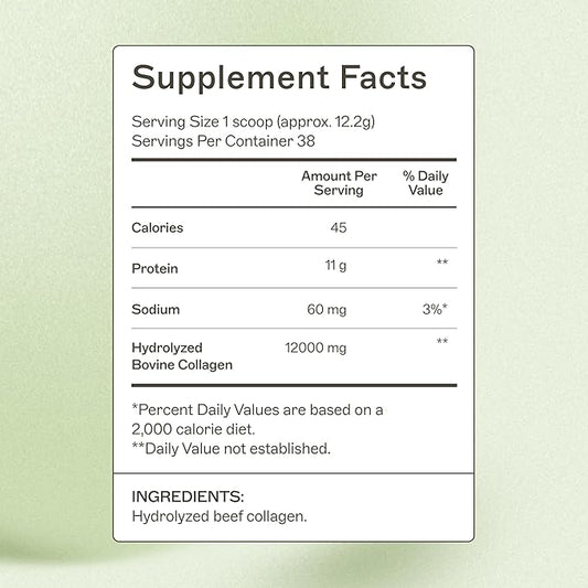 Amy Myers MD Collagen Protein Powder - Type 1 & 3 Collagen - Bovine Collagen to Support Healthy Hair, Skin & Nails - Gluten-Free, Dairy-Free & Non-Soy - 16.08 oz (38 Servings)
