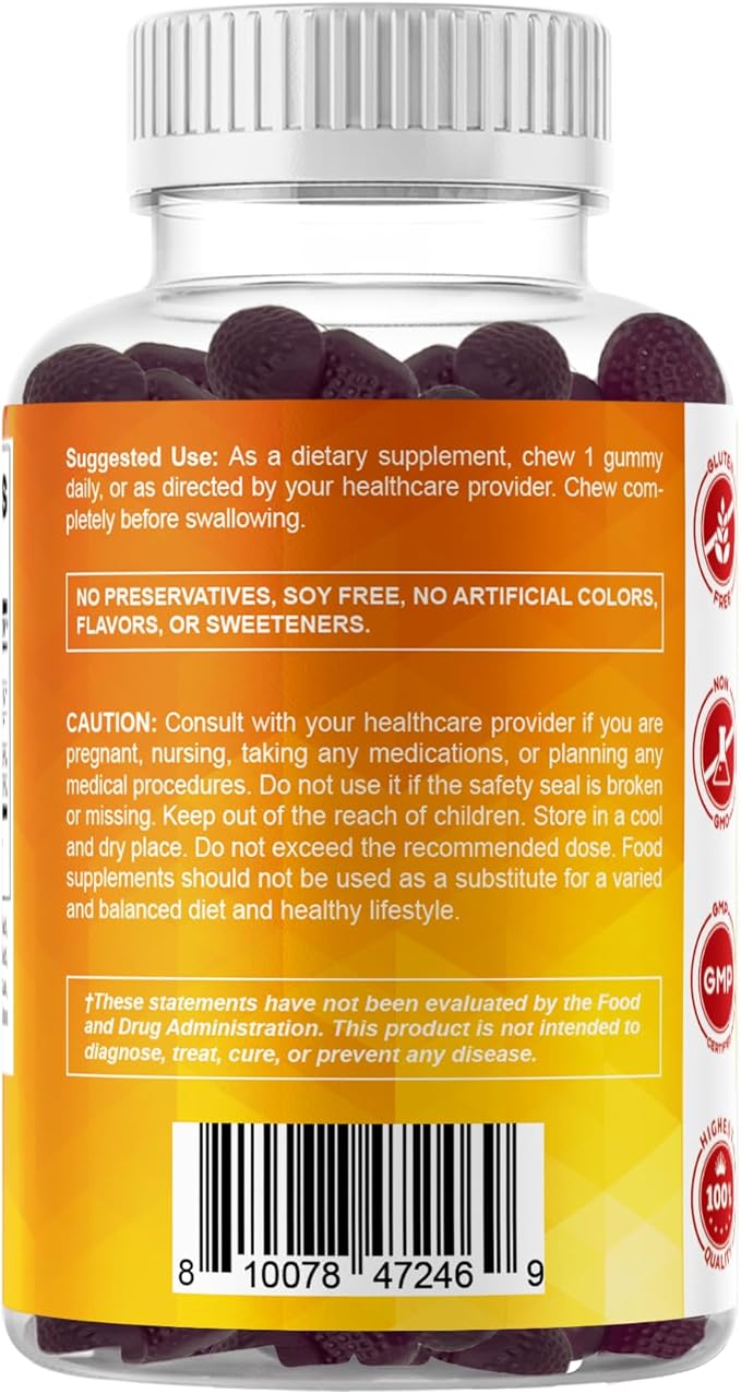 Vitamatic Sugar Free Vitamin D3 5000 IU - 120 Gummies - Great Taste - Healthy Bones, Mood & Immune System Function - Non-GMO - 120 Servings (5000 IU)