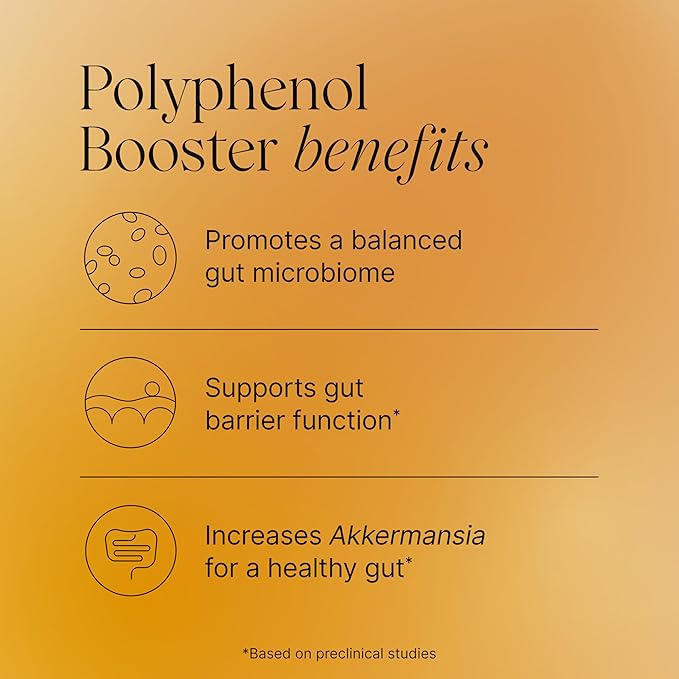 Pendulum Polyphenol Booster, Antioxidant from Superfoods, Beneficial Plant Compounds for Good Health, Helps Boost Akkermansia Muciniphila for Men & Women (60 Capsules, 1-Pack)
