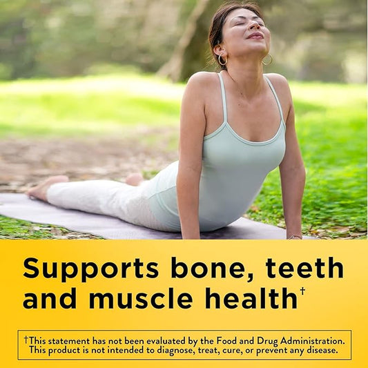 Nature Made Vitamin D3 1000 IU (25 mcg), Vitamin D Supplement for Bone, Teeth, Muscle and Immune Health Support, 180 Softgels, 180 Day Supply