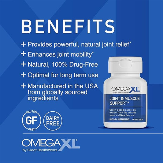 OmegaXL Immune Supporting Bundle - (2) 60 Count + TurmericXL + VitaminXL D3 - to Support Optimal Immune Health (Pack of 4)