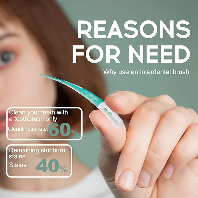 84PCS Portable Soft Dental Floss Picks,Soft Silica toothpicks,flossers for Adults Teeth Cleaning Tools,interdental Brushes Between Teeth,Disposable Dental Picks