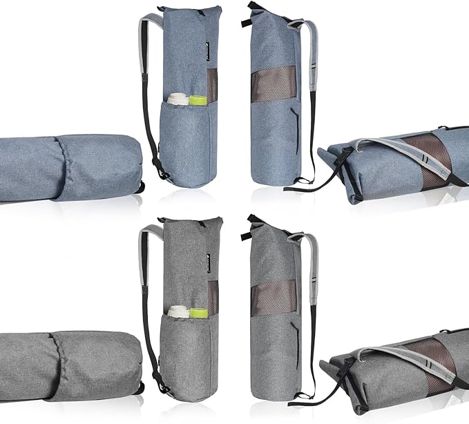 Explore Land Oxford Yoga Mat Storage Bag with Breathable Mesh Window and Large Pockets