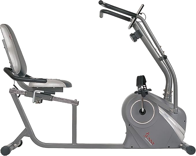 Sunny Health & Fitness Smart Elliptical Full-Body Cross Training Machine w/Extended Stride, Cardio Exercise Trainer for Home, Free SunnyFit App Bluetooth Connection, Optional 12" or 16" Stride Length
