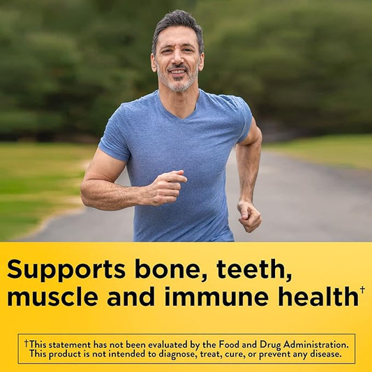 Nature Made Vitamin D3 5000 IU Per Serving Gummies Extra Strength, Bone and Immune Health Support, 80 Vitamin D Gummies for Adults, 40 Day Supply