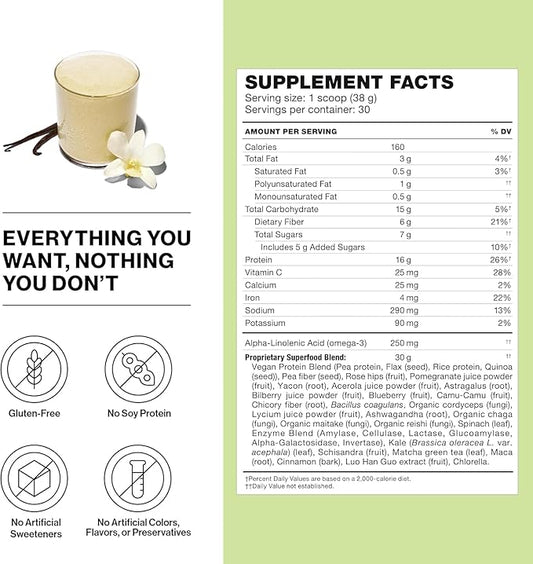 Shakeology Plant Based Protein Powder Blend – Gluten-Free Shake with Vitamins and Minerals – Helps Support Weight Loss, Lean Muscle, Gut Health – Cookies and Creamy, 30 Servings