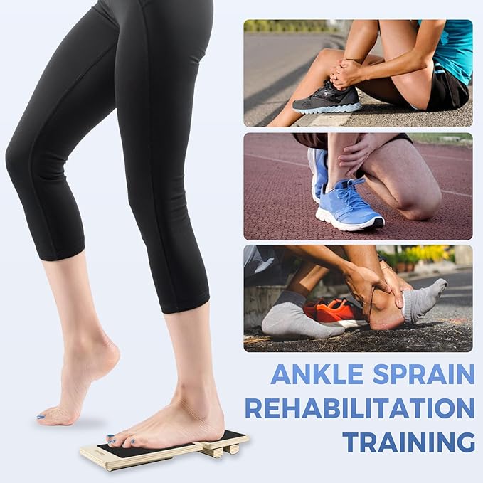 Ankle Strengthener, Foot Strengthener, Axis Board,Single Leg Ankle Balance Board, Blackboard Foot Trainer, for Stability Exercise, Physical Therapy, Plantar Fasciitis Relief, Strengthening Equipment
