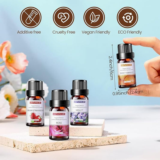 Nuanchu 78 Pcs Essential Oils Set 10ml Fragrance Oil Aromatherapy Kit for Diffuser Humidifier Aromatherapy-Oils for Candle Bath Bombs Making