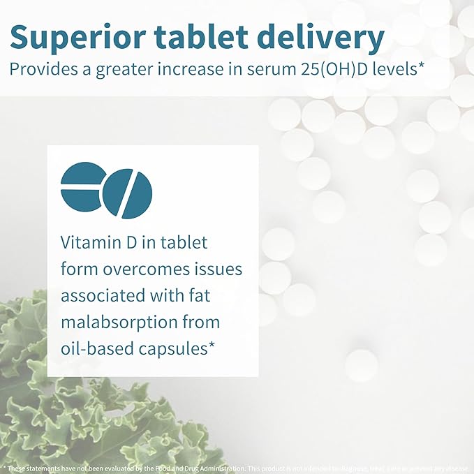 Daily Vitamin D3 2000iu, 50 mcg, Clean Label, 365 Small Tablets, 1-Year Supply, Vegetarian Cholecalciferol Vitamin D Supplement, Pure and Essential by Igennus