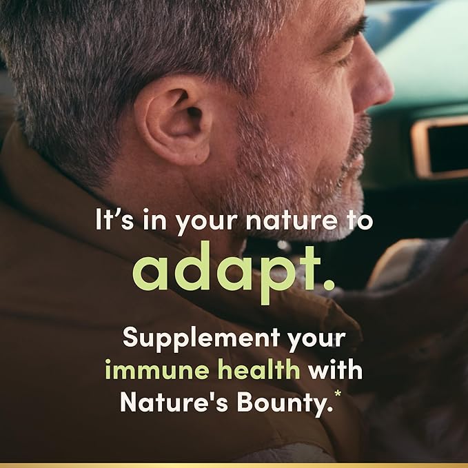 Nature’s Bounty Vitamin C 1000mg, Immune Support Supplement, Powerful Antioxidant, 1 Pack, 100 Caplets