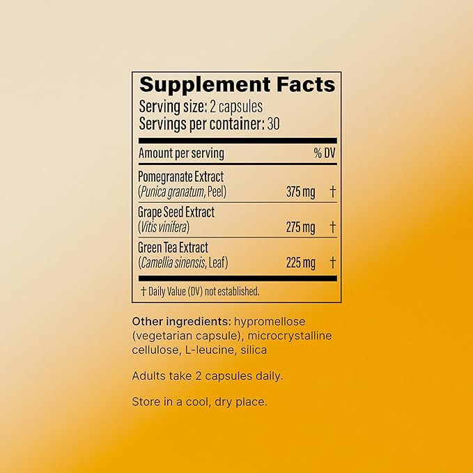 Pendulum Polyphenol Booster, Antioxidant from Superfoods, Beneficial Plant Compounds for Good Health, Helps Boost Akkermansia Muciniphila for Men & Women (60 Capsules, 1-Pack)