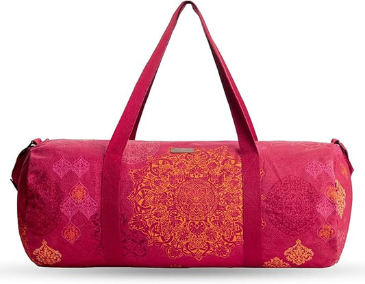 Maison d' Hermine Yoga Mat bag, Cylindrical bag for Woman&Men, yoga mat Bag &Adjustable shoulder straps Yoga Mat Carrier Bag with Drawstring Water Bottle Pocket and zipper pocket