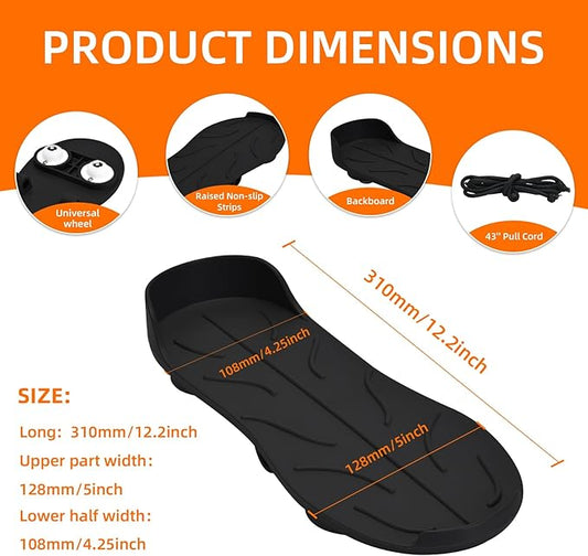 Knee Glider for Knee Replacement Recovery ，Recovery Aids for Knee Exercises， Portable Knee Strengthening and Rehabilitation Tool