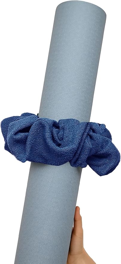Yoga Mat Scrunchie - Holds Your Yoga Mat in Style - Durable & Elasticity Fabric - Fits All Standard Yoga Mats (mat not included)