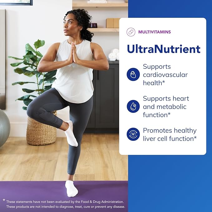 Pure Encapsulations UltraNutrient - Minerals & Multivitamins - Supports Liver & Heart Health* - Supplement for Antioxidants - with Vitamin C, CoQ10 & More - Gluten Free - 180 Capsules