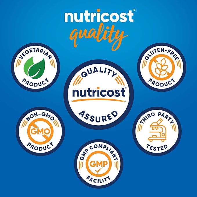 Nutricost Vitamin D2 Supplement (2000 IU) 240 Capsules - Vegan, Non-GMO, Gluten-Free, Third-Party Tested