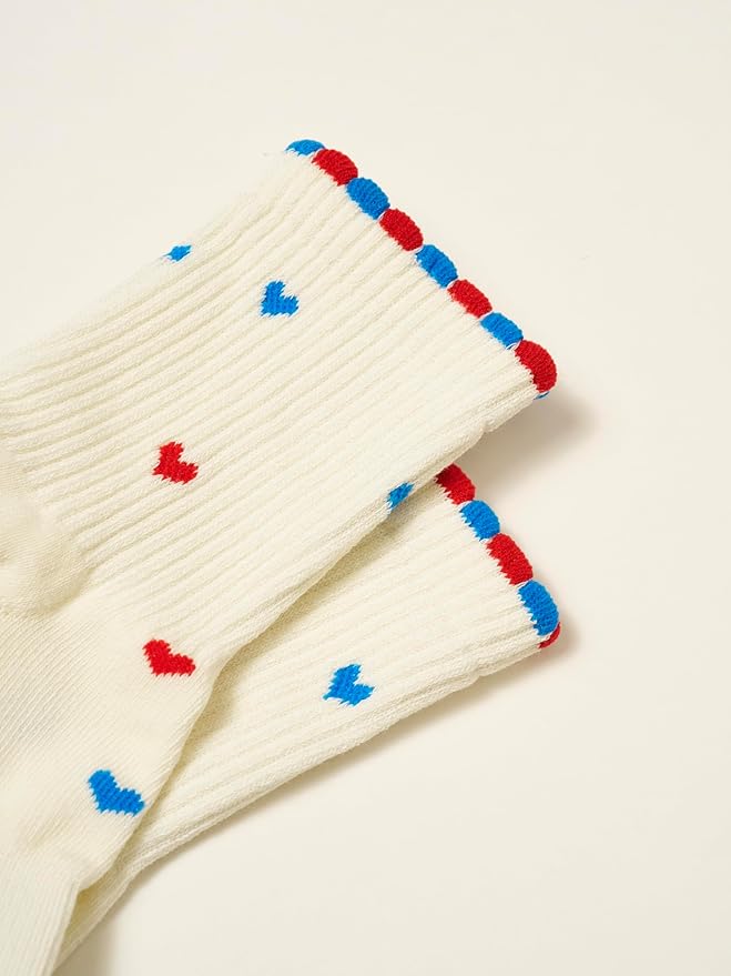 Shapes Studio Crew Half Calf Grip Socks, Cutest Fruits Pilates Socks, Ruffle socks, Non-Slip, Barre Yoga Fitness