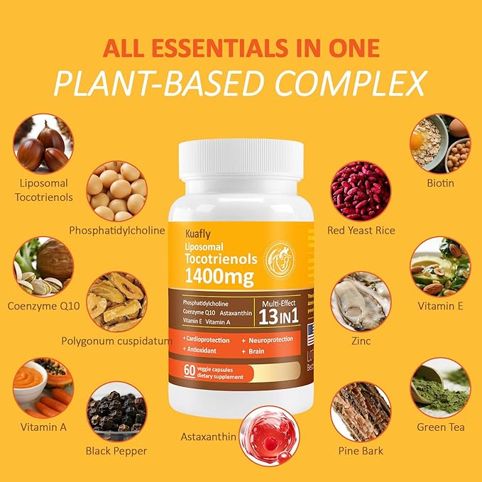 Liposomal Tocotrienols for Brain 240 Capsules