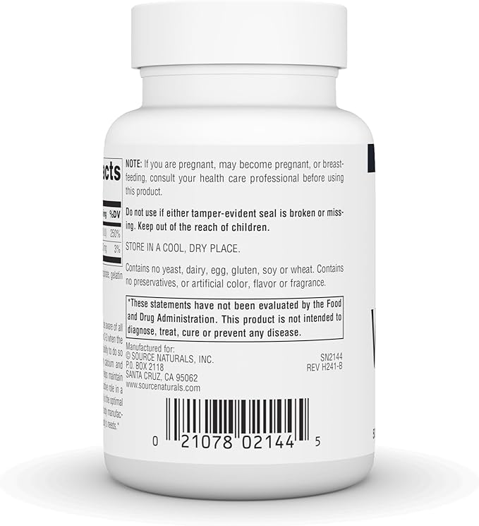 Source Naturals Vitamin D-3 2000 iu Supports Bone & Immune Health* - 100 Capsules