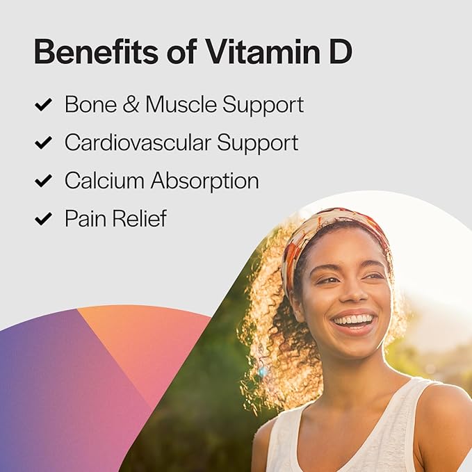 PureFormulas Liquid Vitamin D 25 mcg (1,000 IU) - Vitamin D3 Drops Essential Daily Support for Health and Wellness for Adults and Kids - Non GMO Vegetarian - 0.75 fl oz