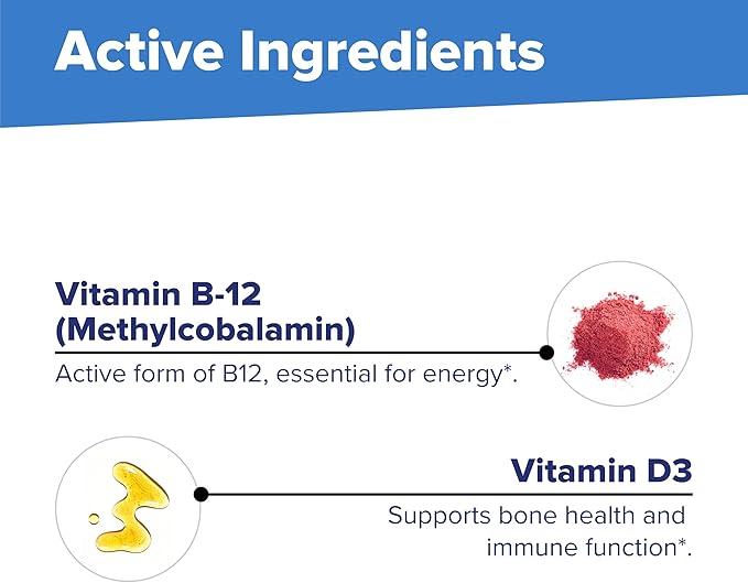 Superior Source NO Shot Methylcobalamin B-12 5,000 mcg with D3 5,000 IU - Energy & Heart Health Supplement - Multivitamin with Vitamin D3 for Bone Support - 100 Instant Dissolve Tablets