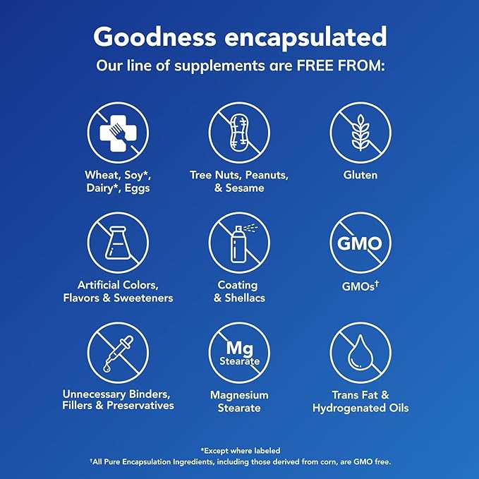 Pure Encapsulations O.N.E. Multivitamin - Once Daily Multivitamin with Antioxidant Complex Metafolin, CoQ10, and Lutein to Support Vision, Cognitive Function, and Cellular Health* - 30 Capsules