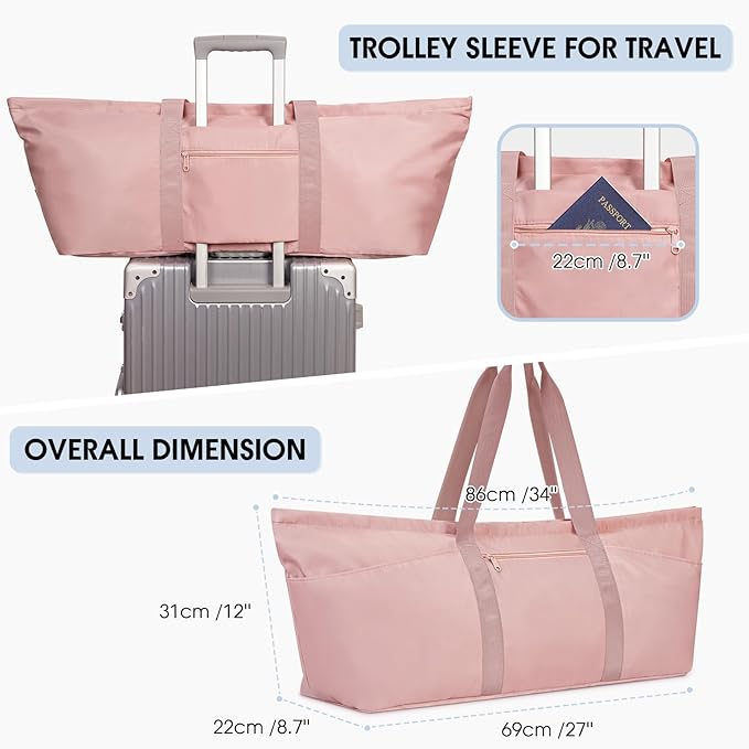 Large Yoga Mat Bag with Shoes Compartment and Wet Pocket Ladies Pilates Gym Tote Bag with Yoga Mat Holder Strap for Women Men Workout Carrier Stuff Accessories