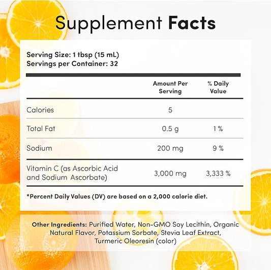 Aurora Nutrascience Mega Liposomal Vitamin C 32 Pack + Vitamin D3/K2 Bottle Bundle - Supplement for Immune Support & Cognitive Health - 32 Servings Each