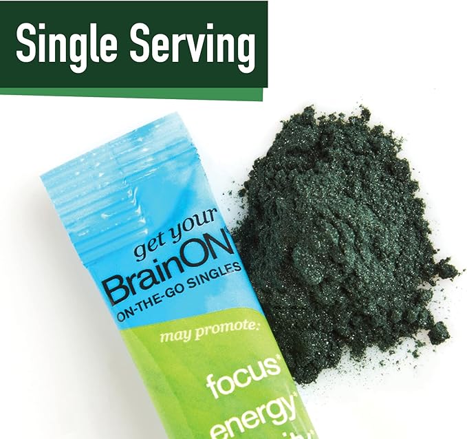 E3Live BrainOn On-The-Go-Singles, 30 Count, 1 Gram