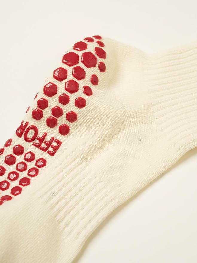 Shapes Studio Crew Half Calf Grip Socks, Cutest Fruits Pilates Socks, Ruffle socks, Non-Slip, Barre Yoga Fitness