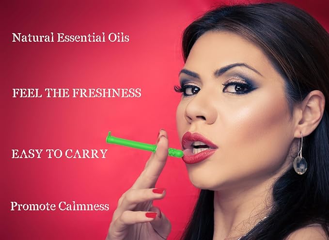 3PCS Chewable Breather Sticks, Essential Oil Breath Stick, Chewable Breather Quit Smoking for Fresh Breath, Stop Smoking Chew Sticks