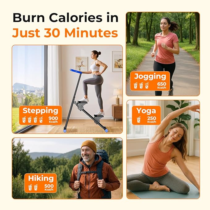 OWLSKY Squat Rowing Machine for Home Workout, Foldable Squat Assist & Row Trainer with LCD Monitor, 3 Resistance Bands, Adjustable Seat, Heavy Duty 350 lbs, Full-Body Fitness Equipment
