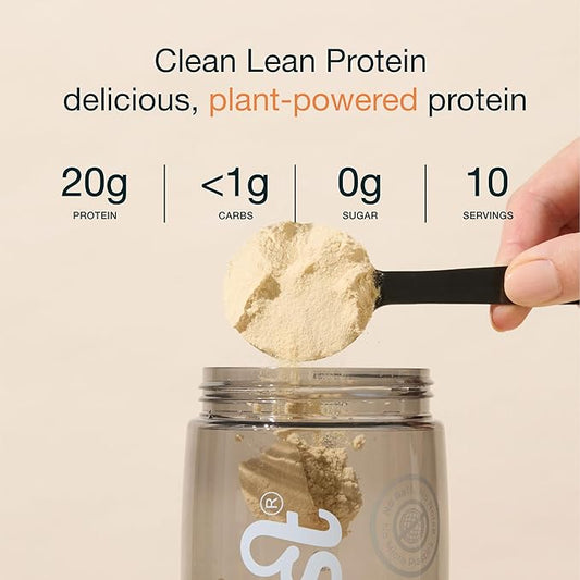 Nuzest - Pea Protein Powder - Clean Lean Protein, Premium Vegan Plant Based Protein Powder, Dairy Free, Gluten Free, GMO Free, Protein Shake (8.8 Ounce (Pack of 1), Wild Strawberry)