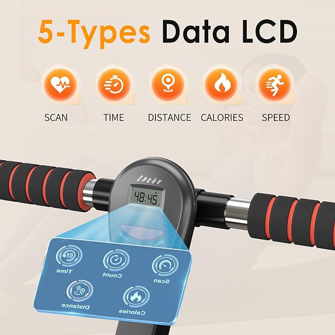 SogesGame Rowing Machine, Rower Machine with 12 Levels of Resistance for Complete Body Workouts, Low-Impact, Indoor Exercise Rower Machine with Digital Monitor, Home Gym Equipment