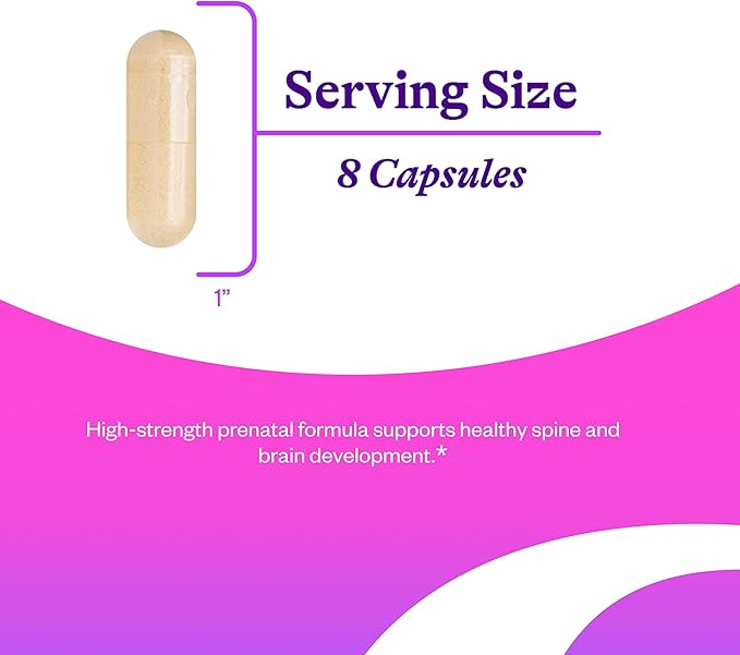 Seeking Health Optimal Prenatal, Women’s Vitamin with B12, Methylfolate, Choline, Methylation Support, Nutrients to Support Fertility, Pregnancy & Breastfeeding, Vegetarian Capsules (240 Capsules)